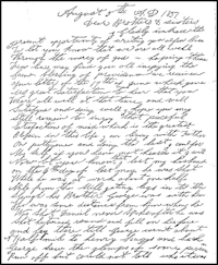 Nancy Boultinghouse Carroll Letter